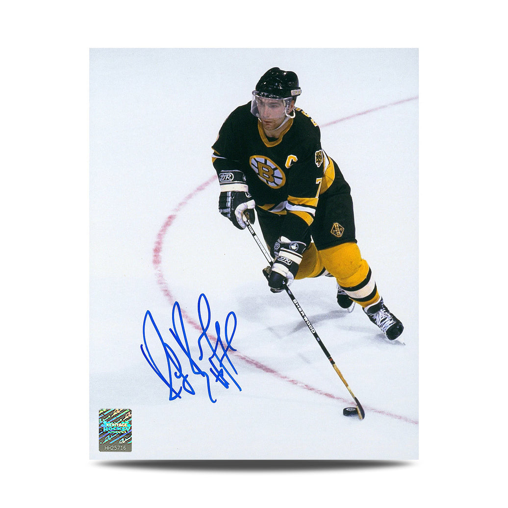 Ray Bourque Signed Boston Bruins Overhead 8X10 Photo