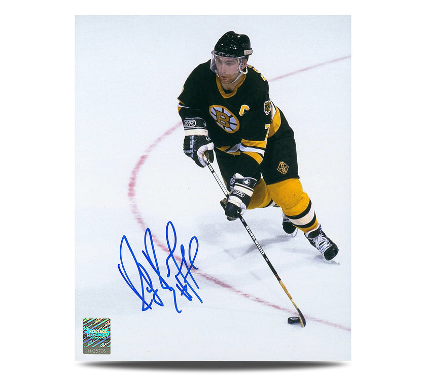 Ray Bourque Signed Boston Bruins Overhead 8X10 Photo