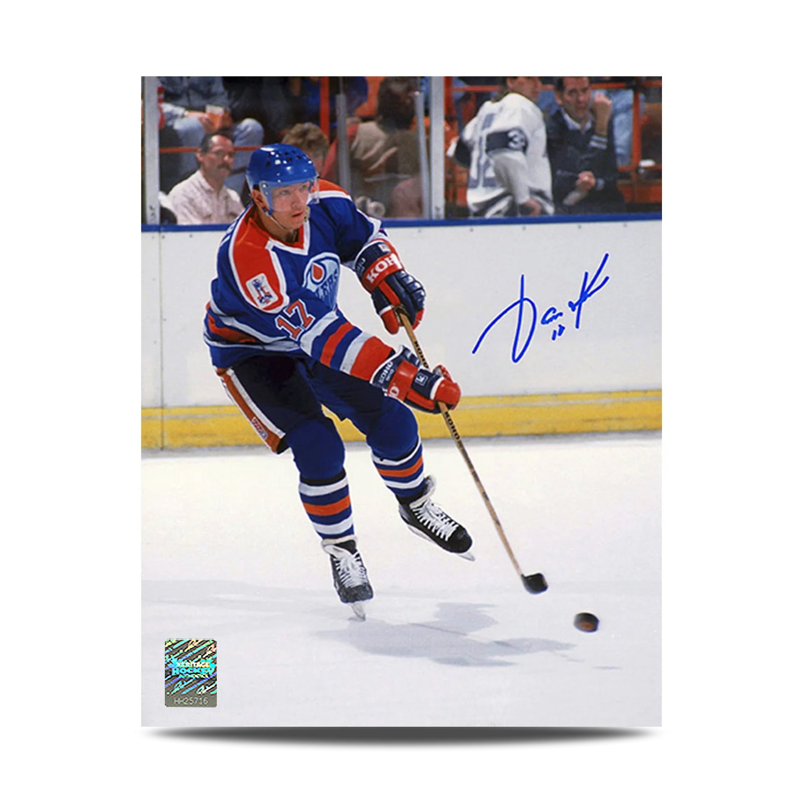 Jari Kurri Signed Edmonton Oilers Playmaker 8X10 Photo