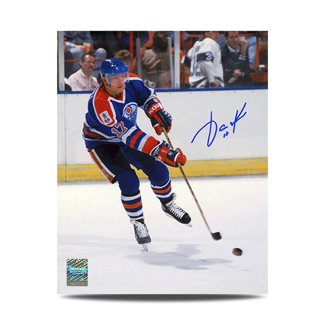 Jari Kurri Signed Edmonton Oilers Playmaker 8X10 Photo