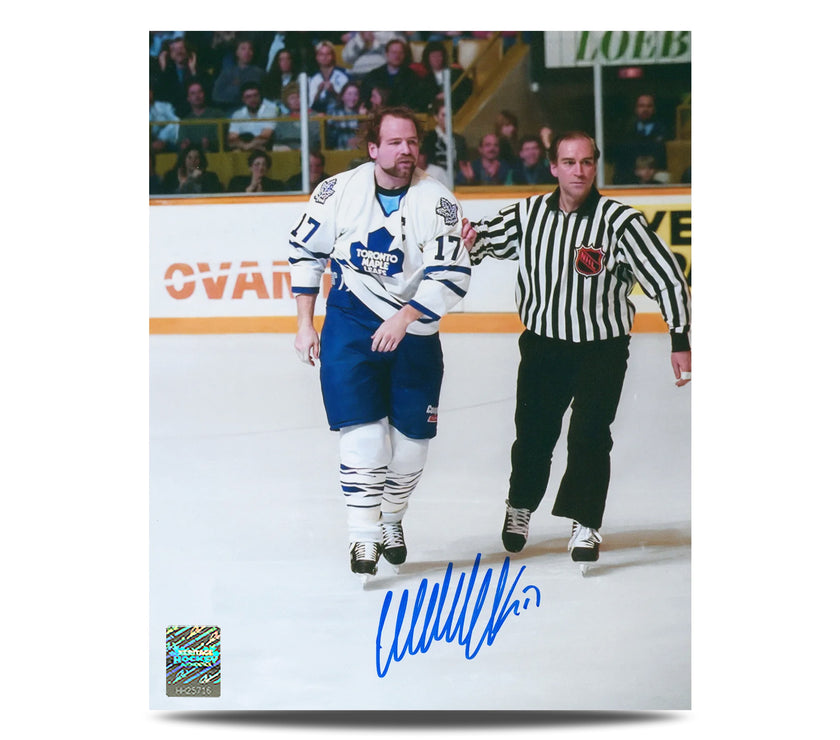 Wendel Clark Signed Toronto Maple Leafs Captain Crunch 8X10 Photo