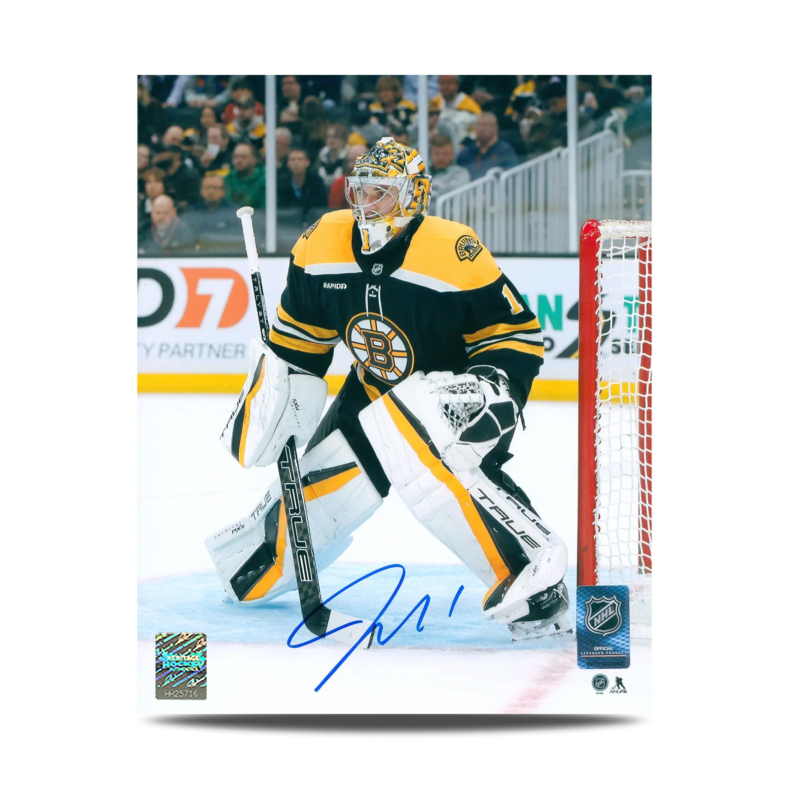 Jeremy Swayman Signed Boston Bruins Goalie 8X10 Photo