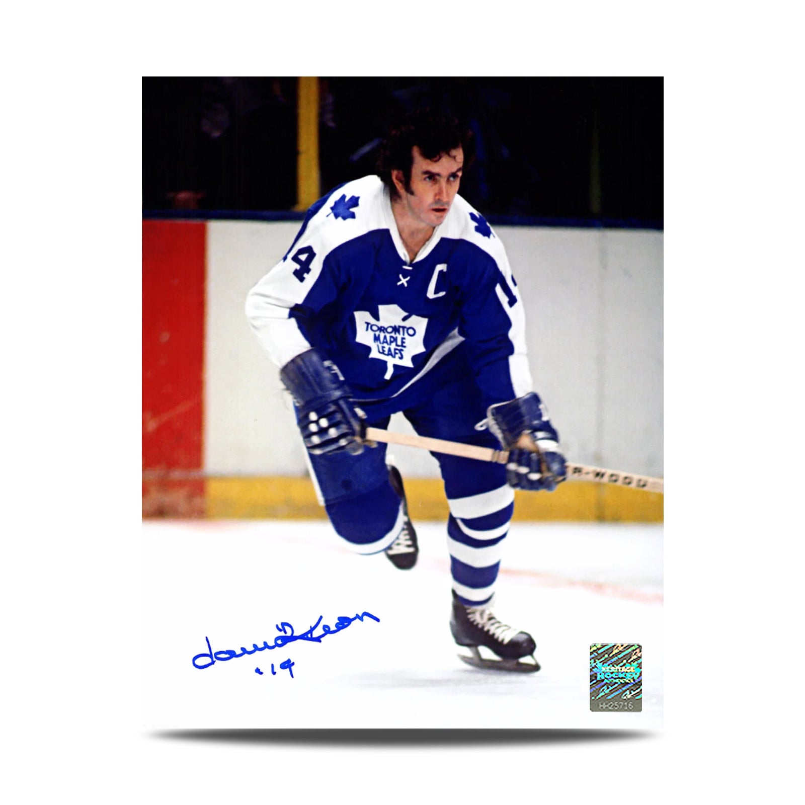 Dave Keon Signed Toronto Maple Leafs Captain 8X10 Photo
