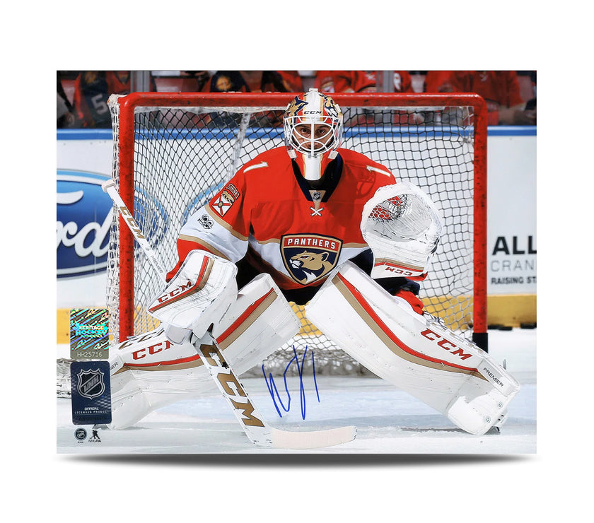 Roberto Luongo Signed Florida Panthers Goalie 8X10 Photo