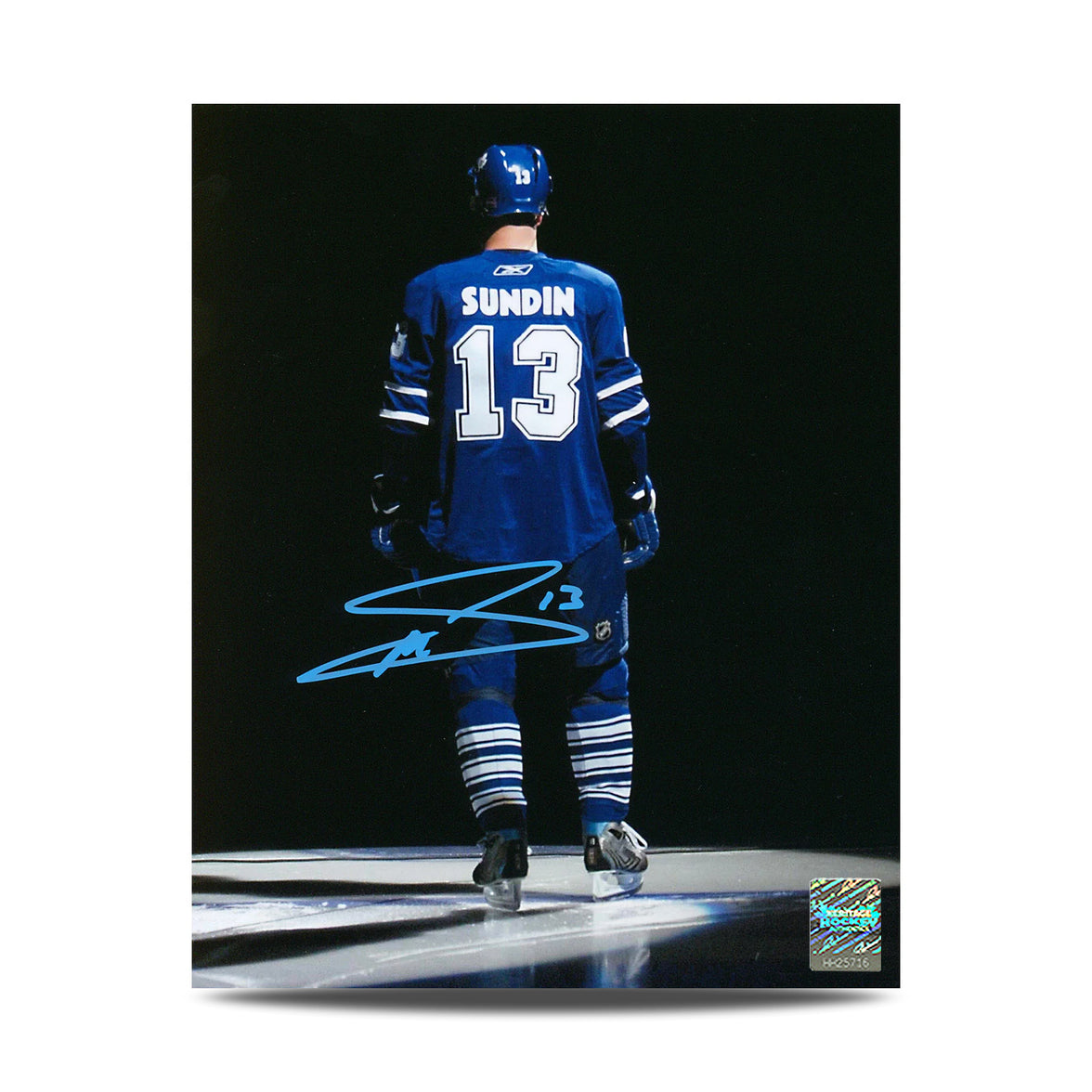 Mats Sundin Signed Toronto Maple Leafs Intro Spotlight 8X10 Photo