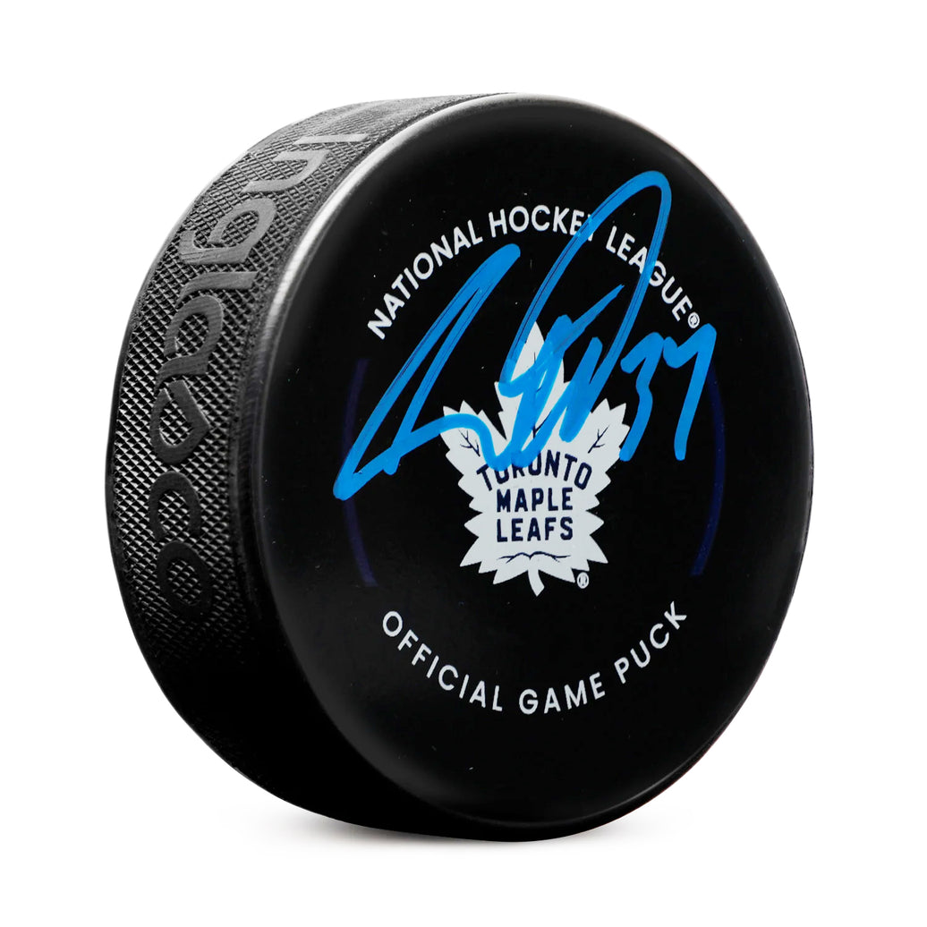 Auston Matthews Signed Toronto Maple Leafs Official Game Puck
