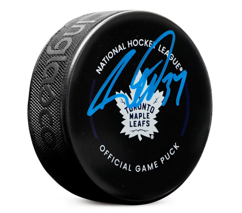 Auston Matthews Signed Toronto Maple Leafs Official Game Puck