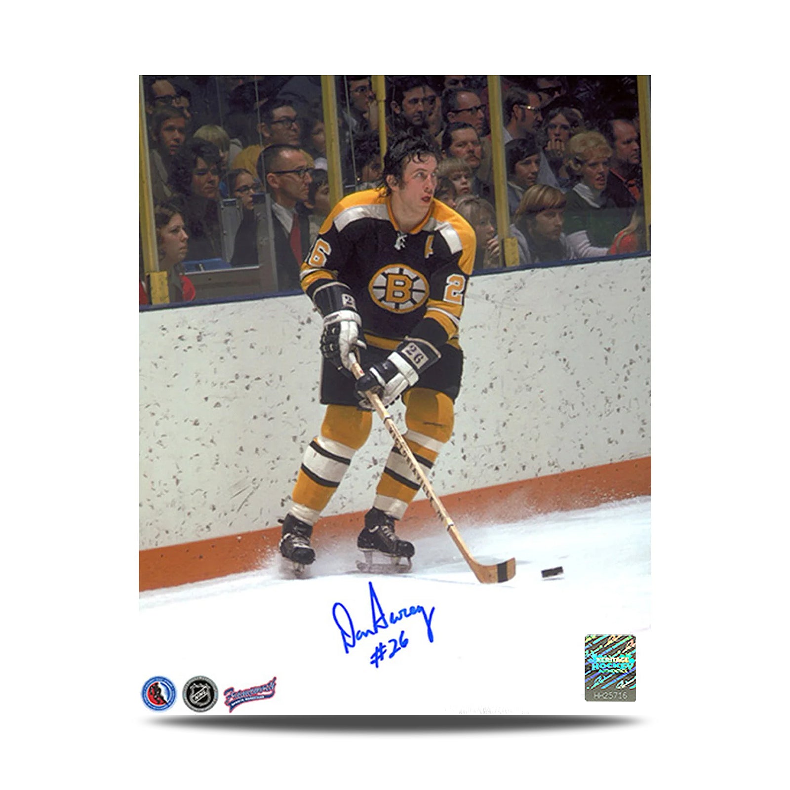 Don Awrey Signed Boston Bruins 8X10 Photo