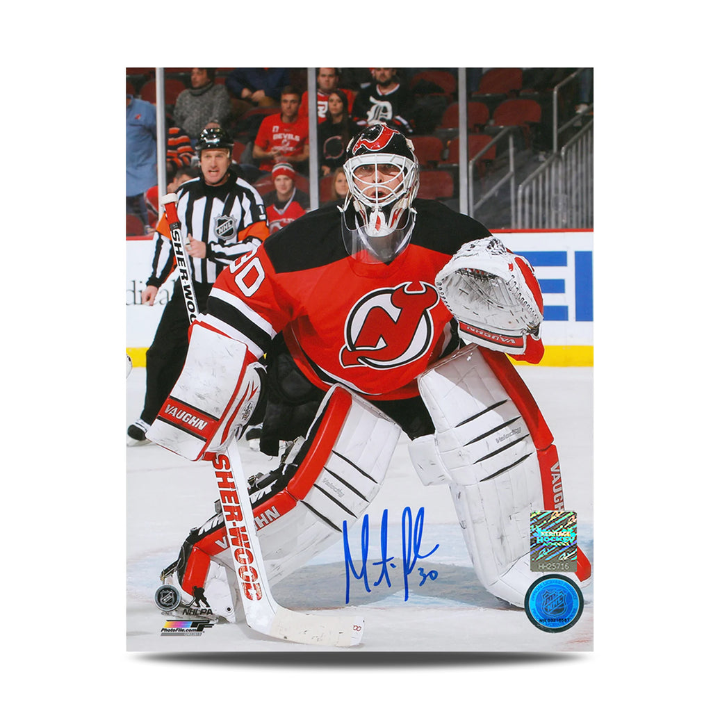 Martin Brodeur Signed New Jersey Devils Focused 8X10 Photo