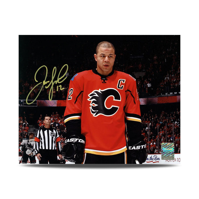 Jarome Iginla Signed Calgary Flames 8X10 Photo