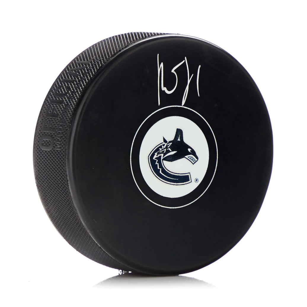 Roberto Luongo Signed Vancouver Canucks Puck