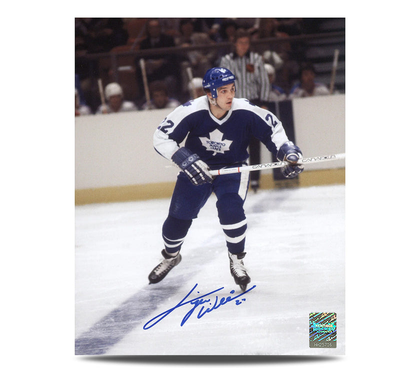 Tiger Williams Autographed Toronto Maple Leafs Hockey 8X10 Photo