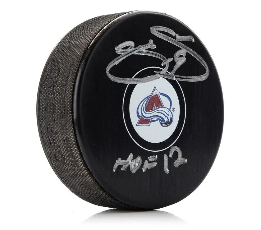 Joe Sakic Signed Colorado Avalanche Puck