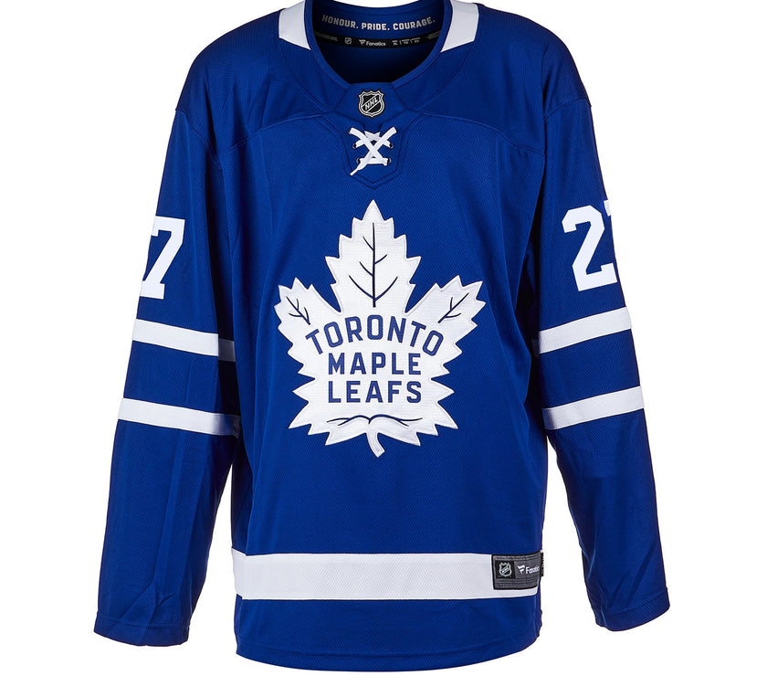 Frank Mahovlich Signed Toronto Maple Leafs Fanatics Breakaway Home Blue Jersey