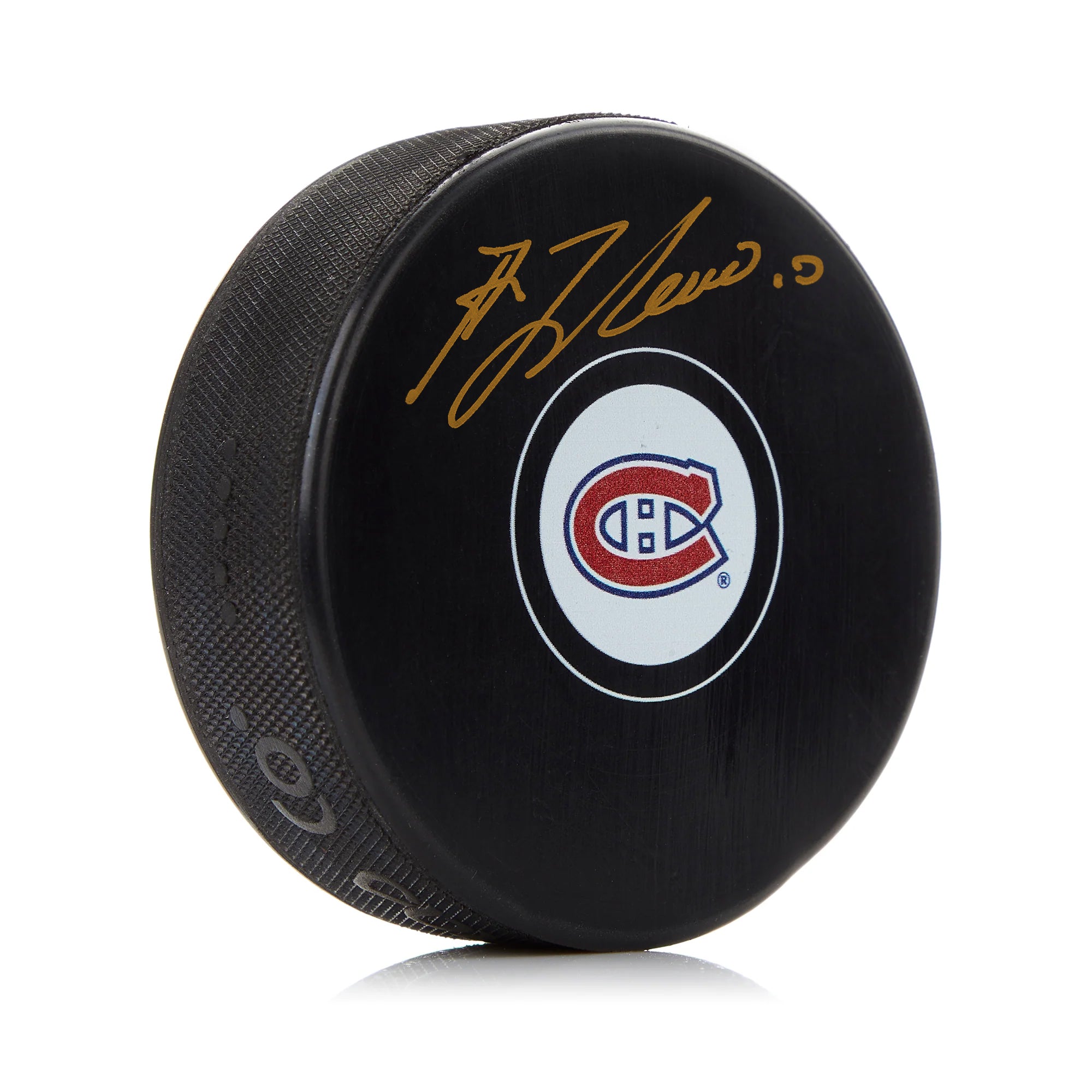Guy Lafleur Signed Montreal Canadiens Puck - Heritage Hockey™