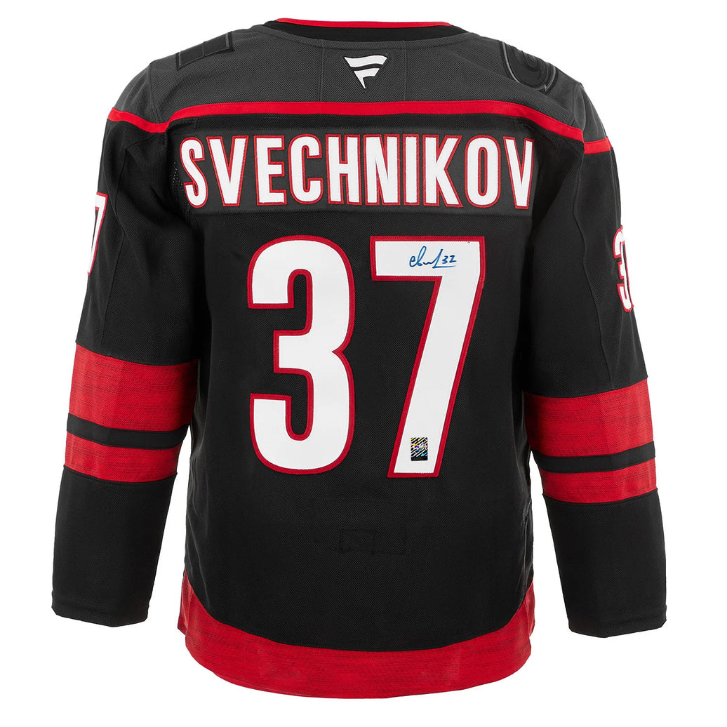 Andrei Svechnikov Signed Carolina Hurricanes Fanatics Premium Home Black Jersey