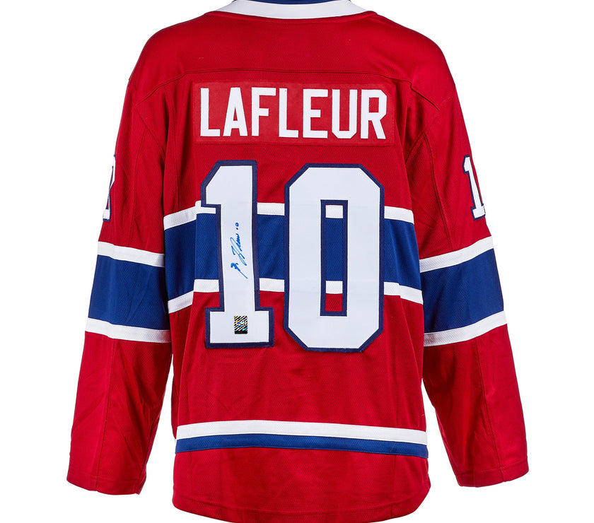 Guy Lafleur Signed Montreal Canadiens Fanatics Breakaway Home Red Jersey