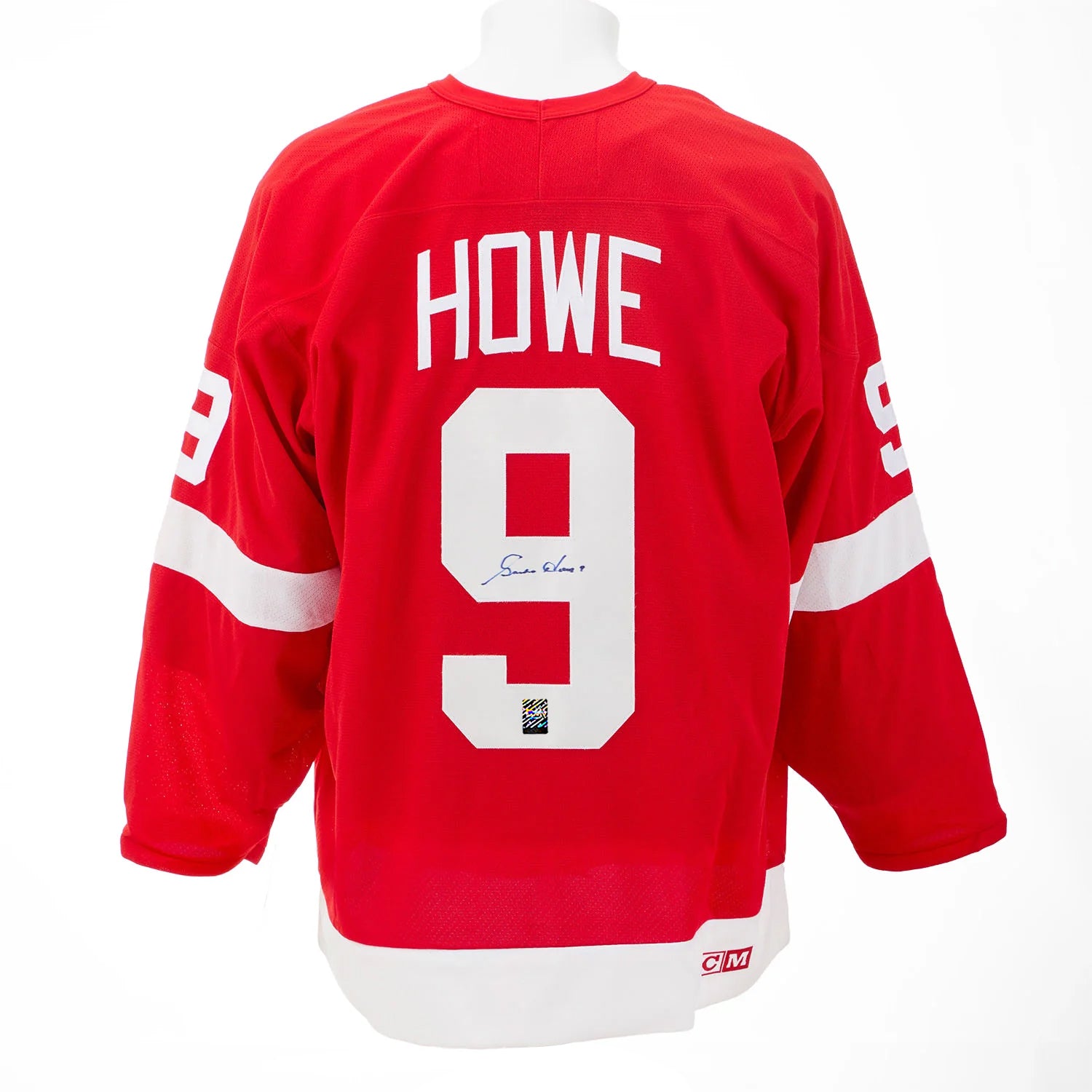 Gordie Howe Signed Detroit Red Wings CCM Vintage Red Jersey