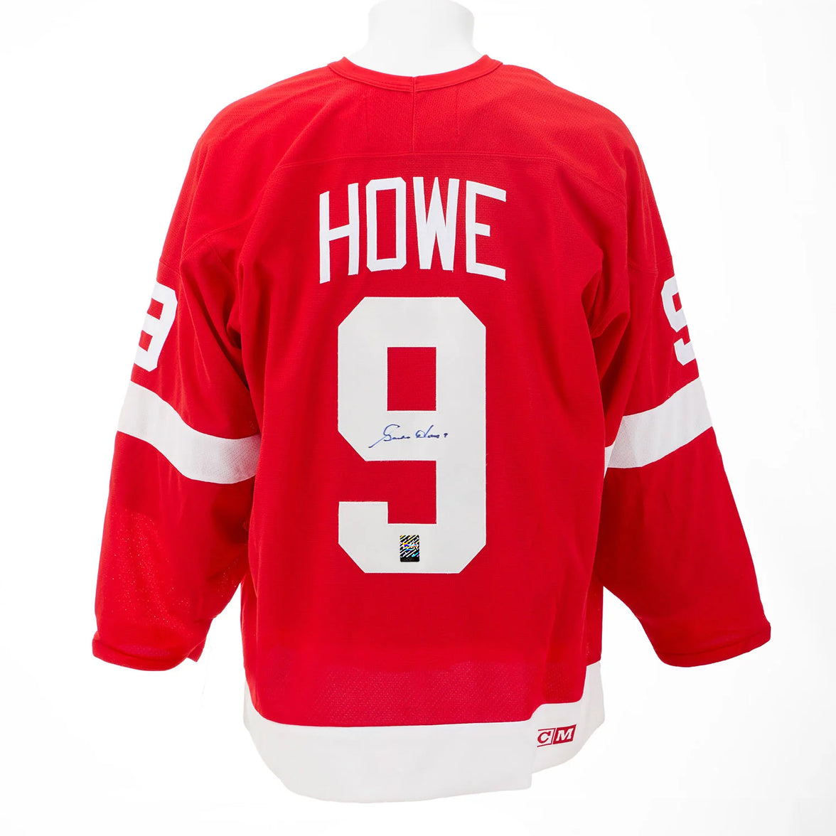 Gordie Howe Signed Detroit Red Wings CCM Vintage Red Jersey