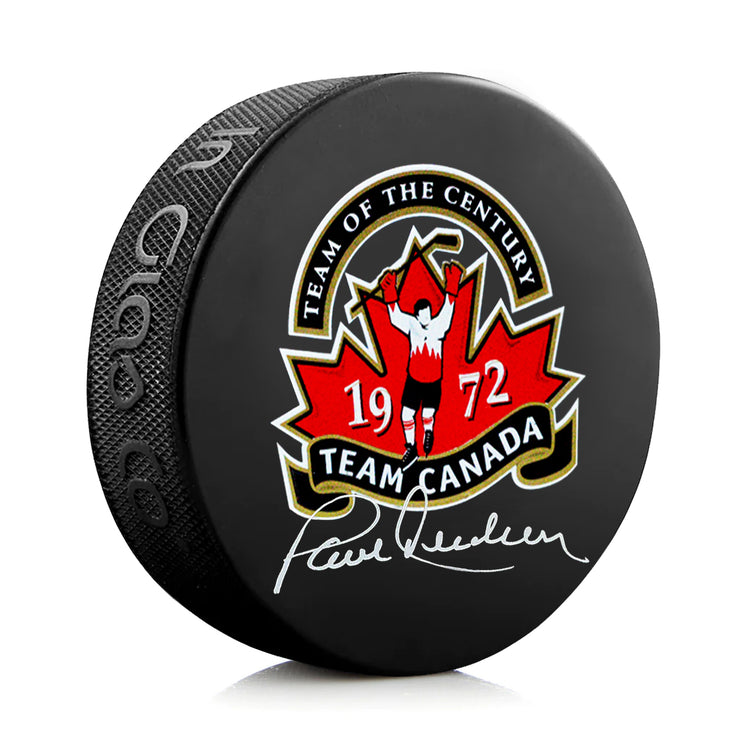 Paul Henderson Signed Team Canada 1972 Summit Series Puck