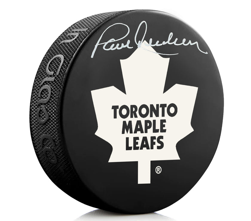Paul Henderson Signed Toronto Maple Leafs Puck