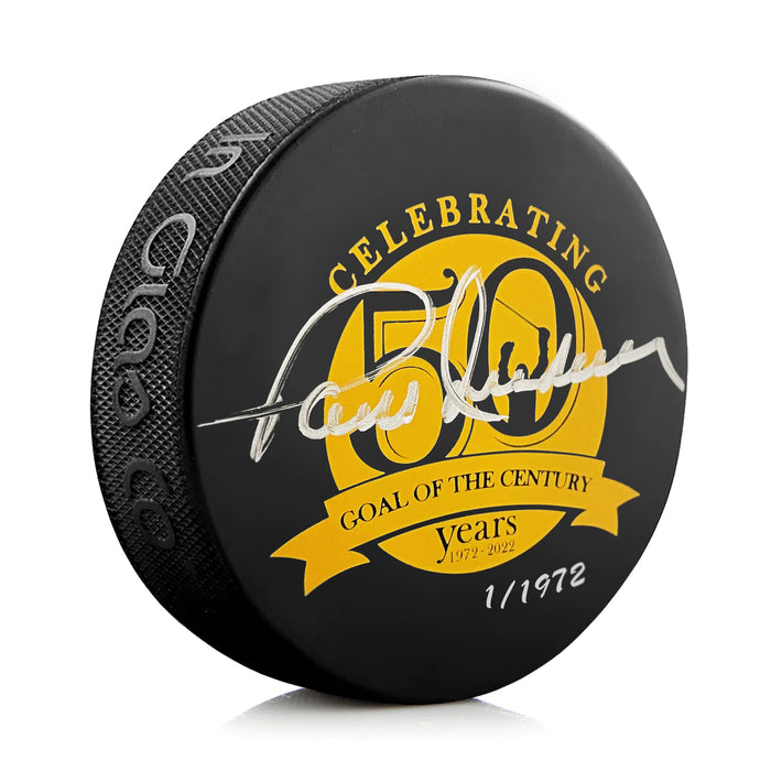 50th Anniversary Paul Henderson Signed Limited Edition Goal of the Century Puck
