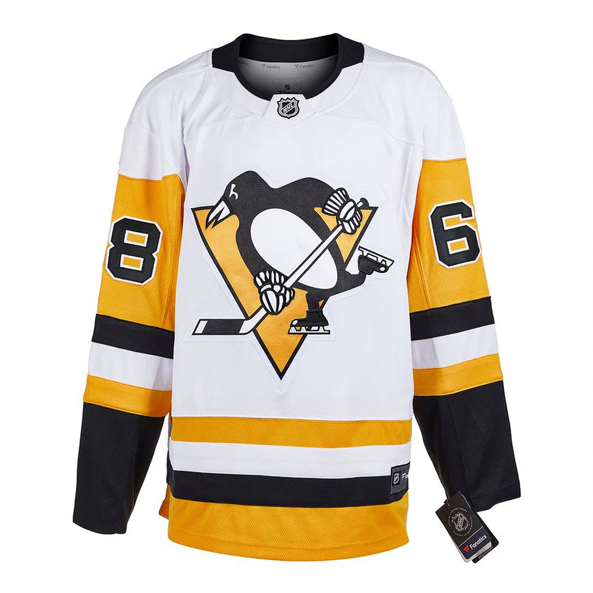 Jaromir Jagr Signed Pittsburgh Penguins Fanatics Breakaway Away White Jersey