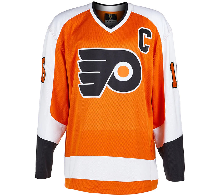 Bobby Clarke Signed Philadelphia Flyers Fanatics Vintage Orange Jersey