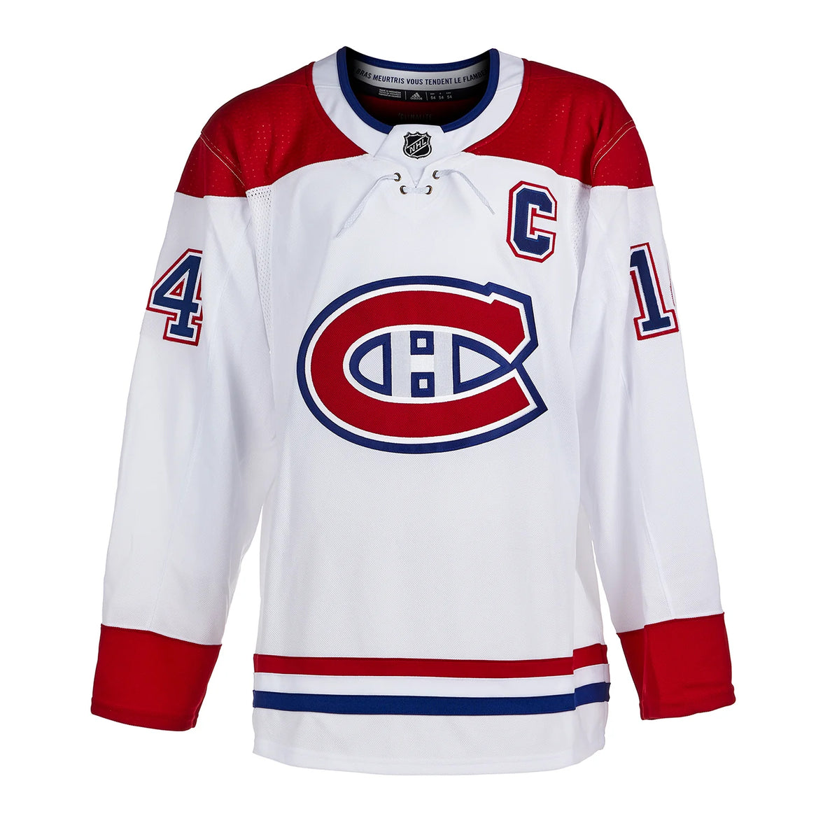 Nick Suzuki Signed Montreal Canadiens Adidas Pro Away White Jersey