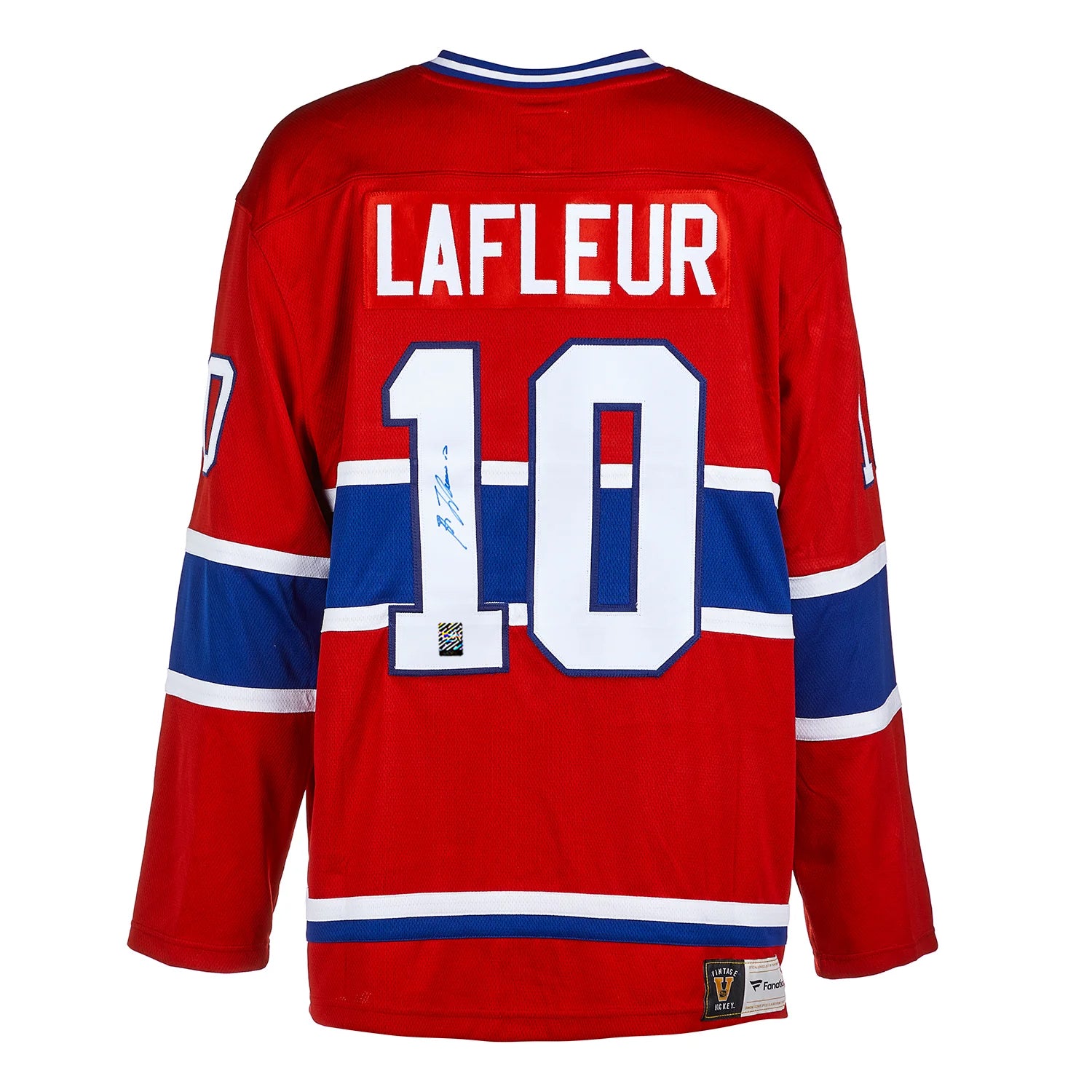 Guy Lafleur Signed Montreal Canadiens Fanatics Vintage Red Jersey - Heritage Hockey™