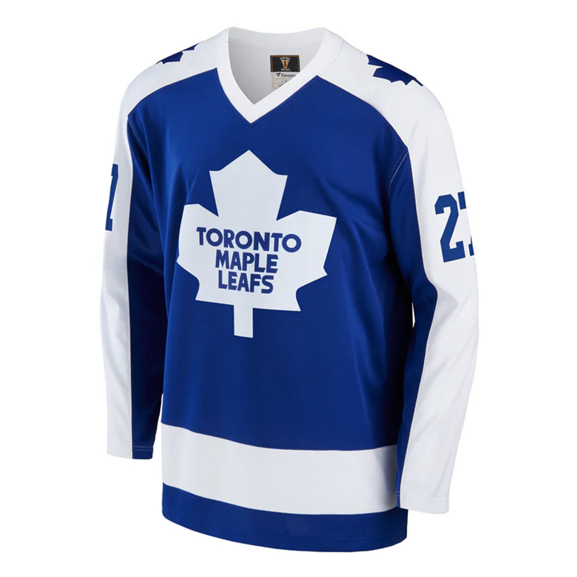 Darryl Sittler Signed Toronto Maple Leafs Fanatics Vintage Blue Jersey
