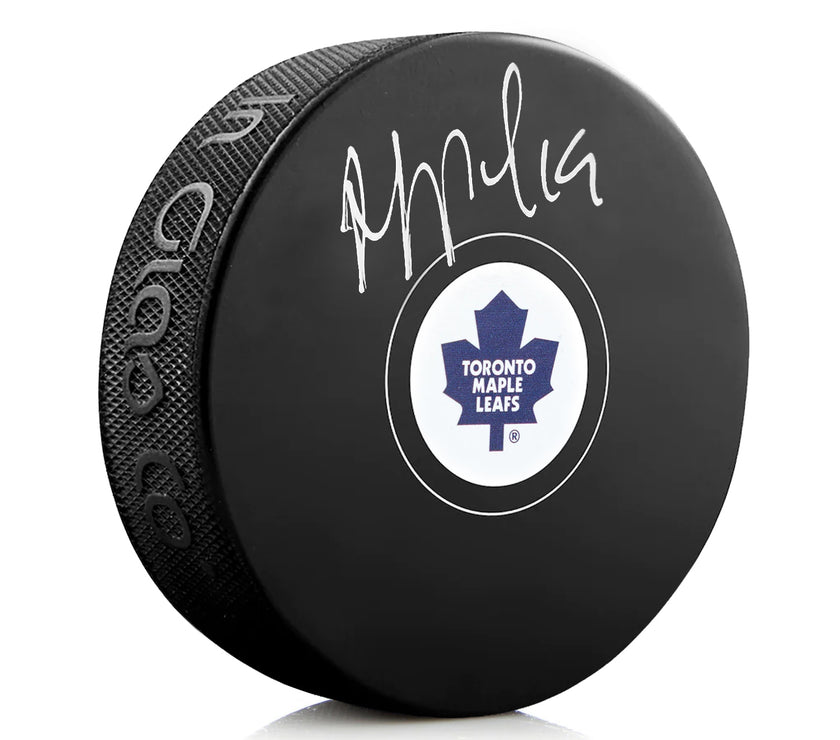 Joffrey Lupul Signed Toronto Maple Leafs Puck - Heritage Hockey™