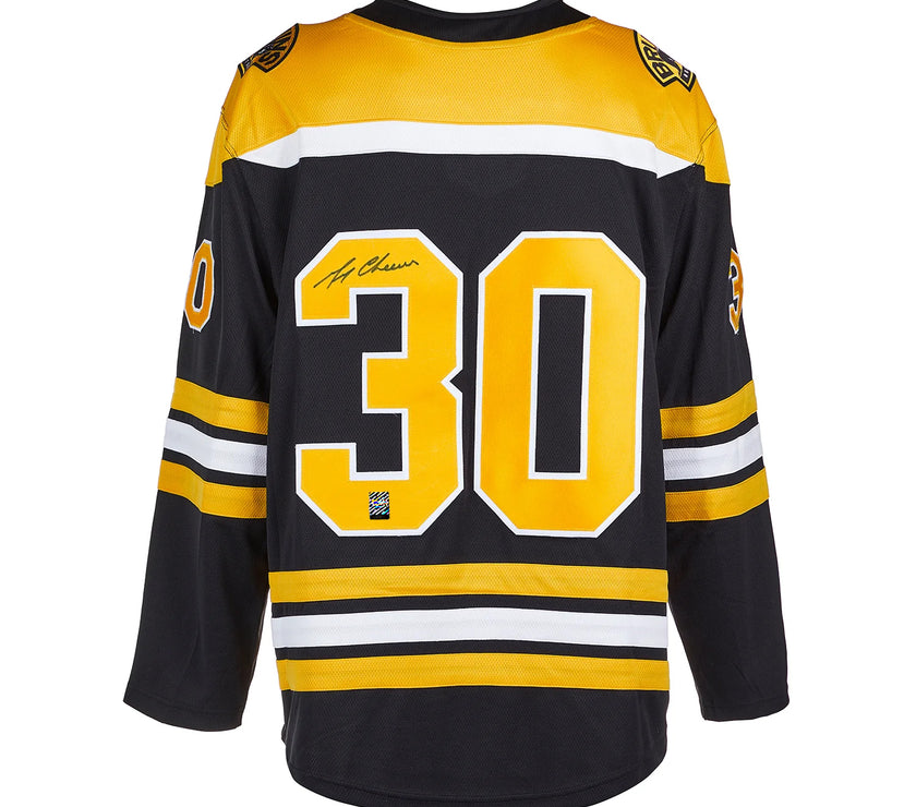 Gerry Cheevers Signed Boston Bruins Fanatics Breakaway Home Black Jersey