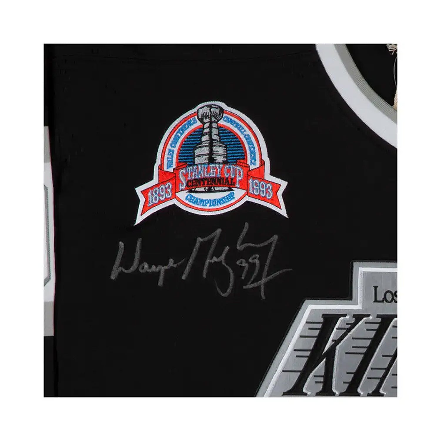 Wayne Gretzky Signed Los Angeles Kings Mitchell & Ness Authentic 1992-93 Black Jersey