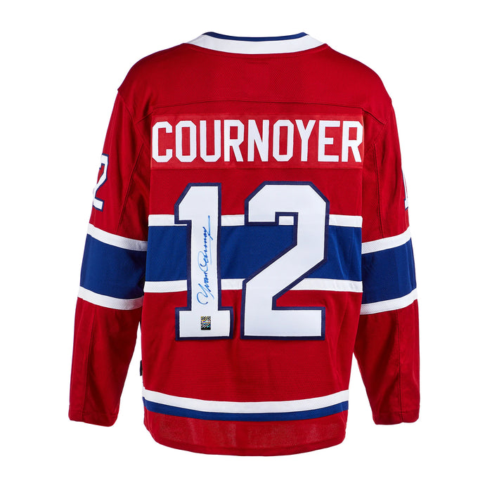 Yvan Cournoyer Signed Montreal Canadiens Fanatics Breakaway Home Red Jersey