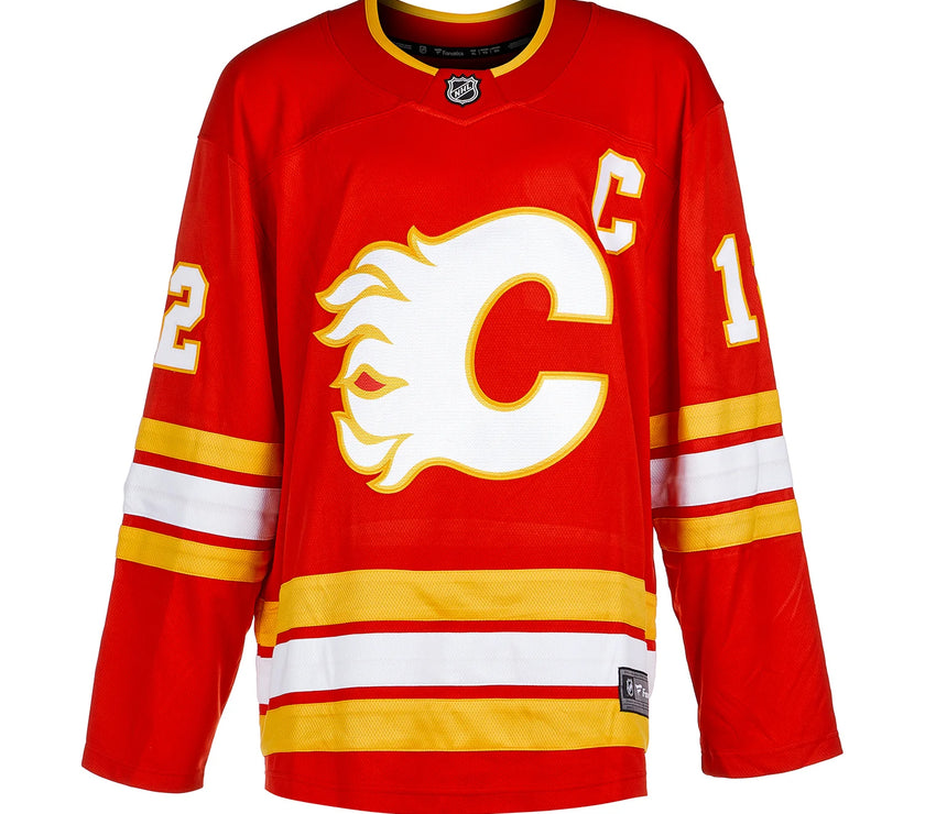 Jarome Iginla Signed Calgary Flames Fanatics Breakaway Home Red Jersey