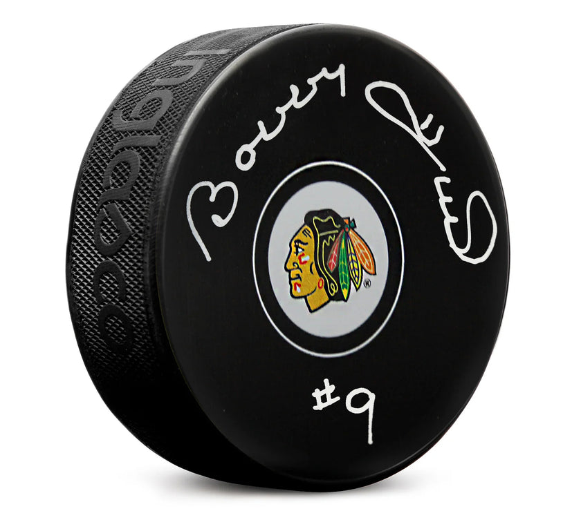 Bobby Hull Signed Chicago Blackhawks Puck