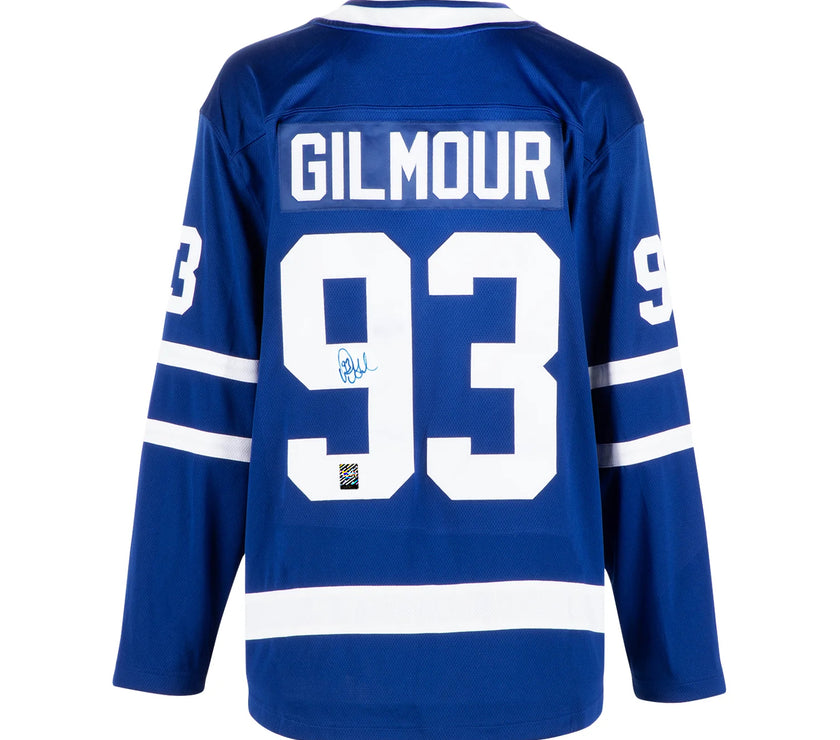 Doug Gilmour Signed Toronto Maple Leafs Fanatics Breakaway Home Blue Jersey