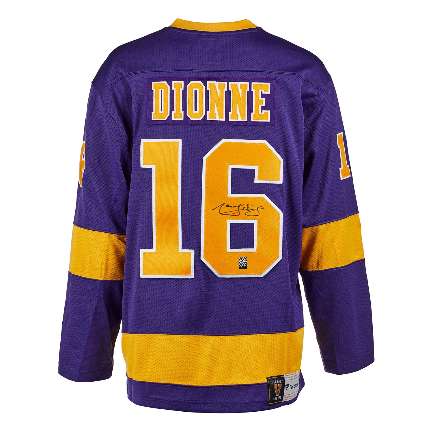 Marcel Dionne Signed Los Angeles Kings Fanatics Vintage Purple Jersey