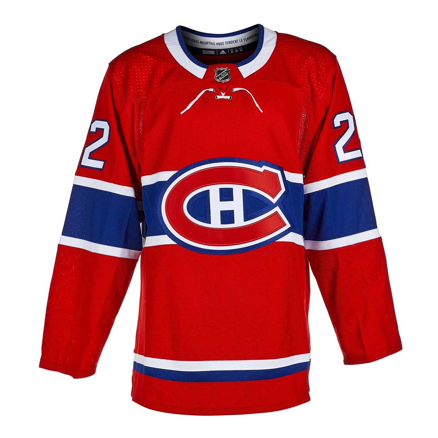 Cole Caufield Signed Montreal Canadiens Adidas Pro Home Red Jersey