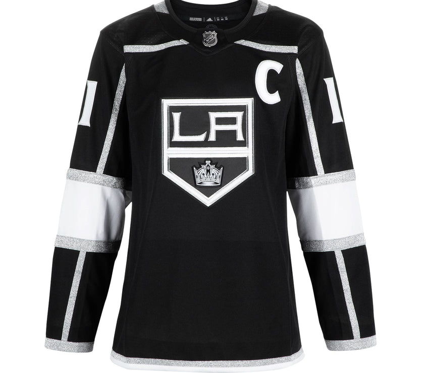 Anze Kopitar Signed Los Angeles Kings Adidas Pro Home Black Jersey