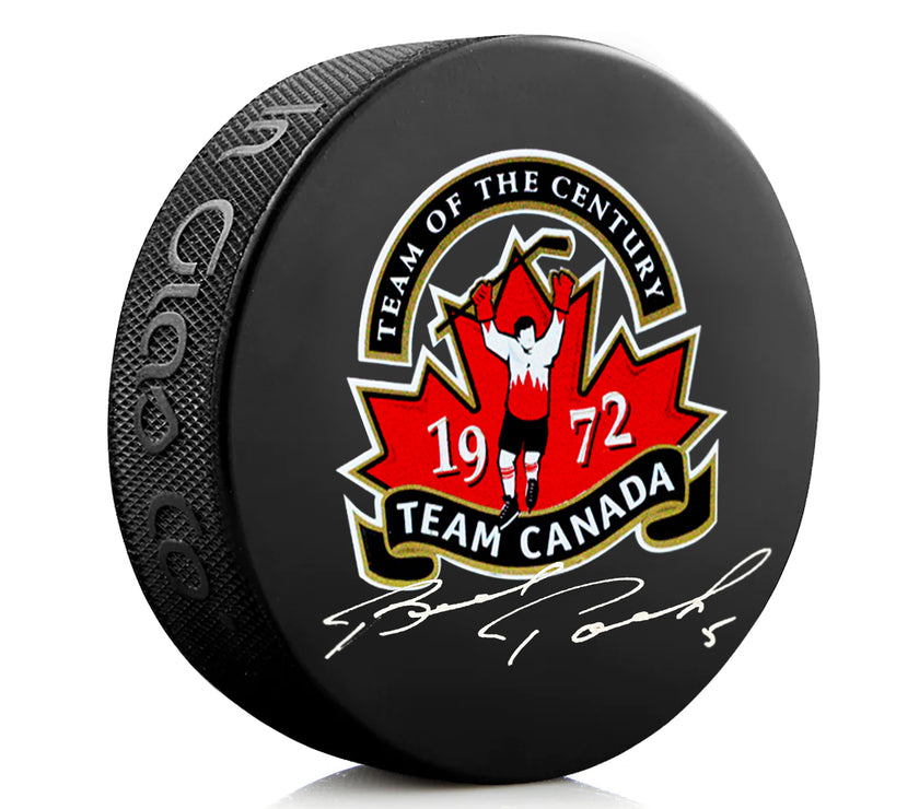 Brad Park Signed Team Canada 1972 Summit Series Puck