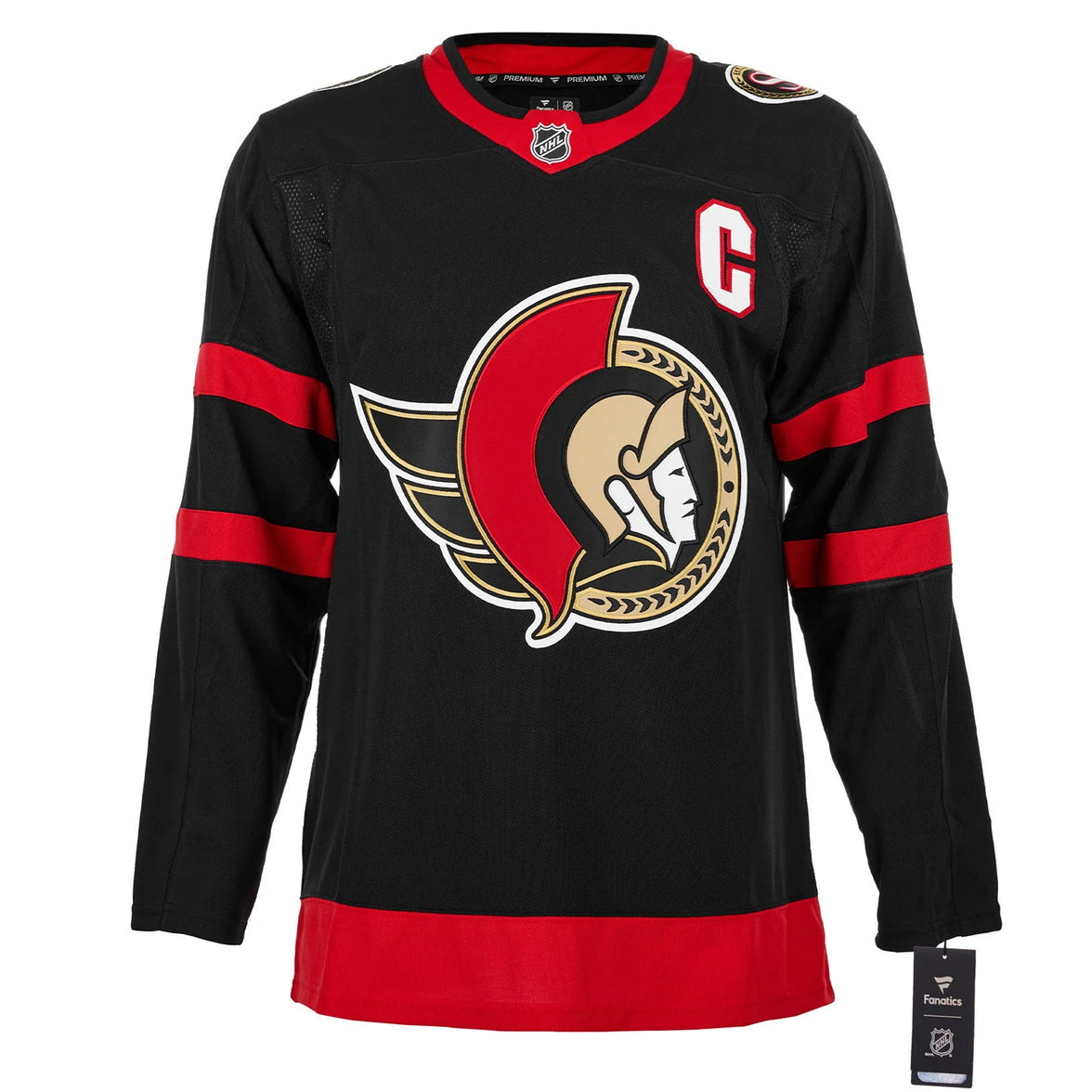 Brady Tkachuk Signed Ottawa Senators Fanatics Premium Home Black Jersey