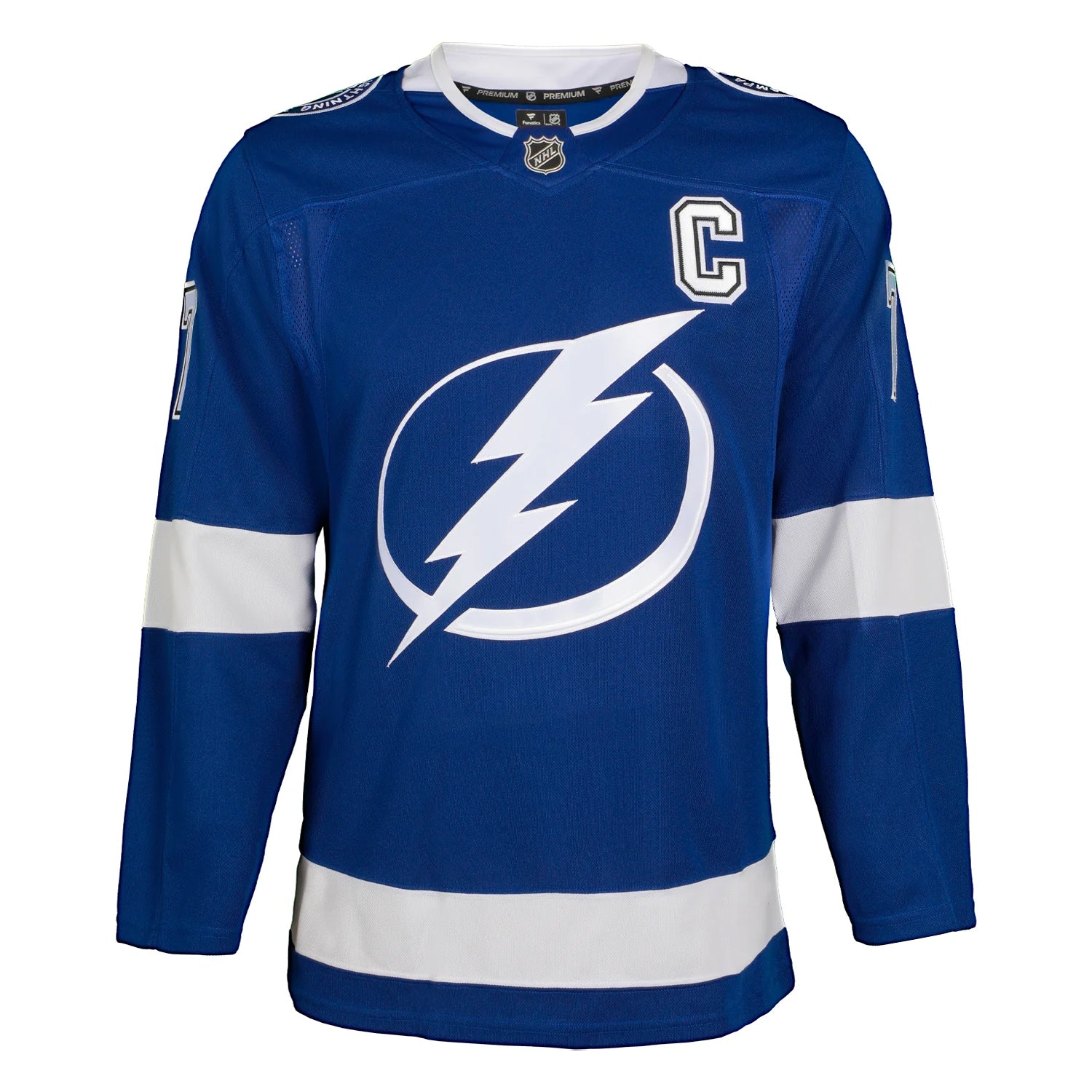 Victor Hedman Signed Tampa Bay Lightning Fanatics Premium Home Blue Jersey