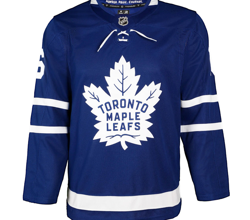 Mitch Marner dédicacé signé Toronto Maple Leafs Adidas Pro Domicile Maillot