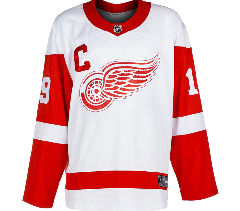 Steve Yzerman Signed Detroit Red Wings Fanatics Breakaway Away White Jersey - Heritage Hockey™