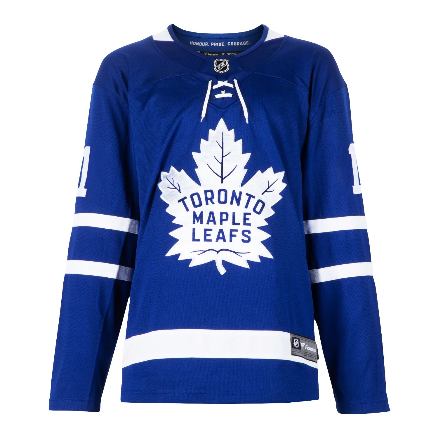 Johnny Bower Signed Toronto Maple Leafs Fanatics Breakaway Home Blue Jersey - Heritage Hockey™