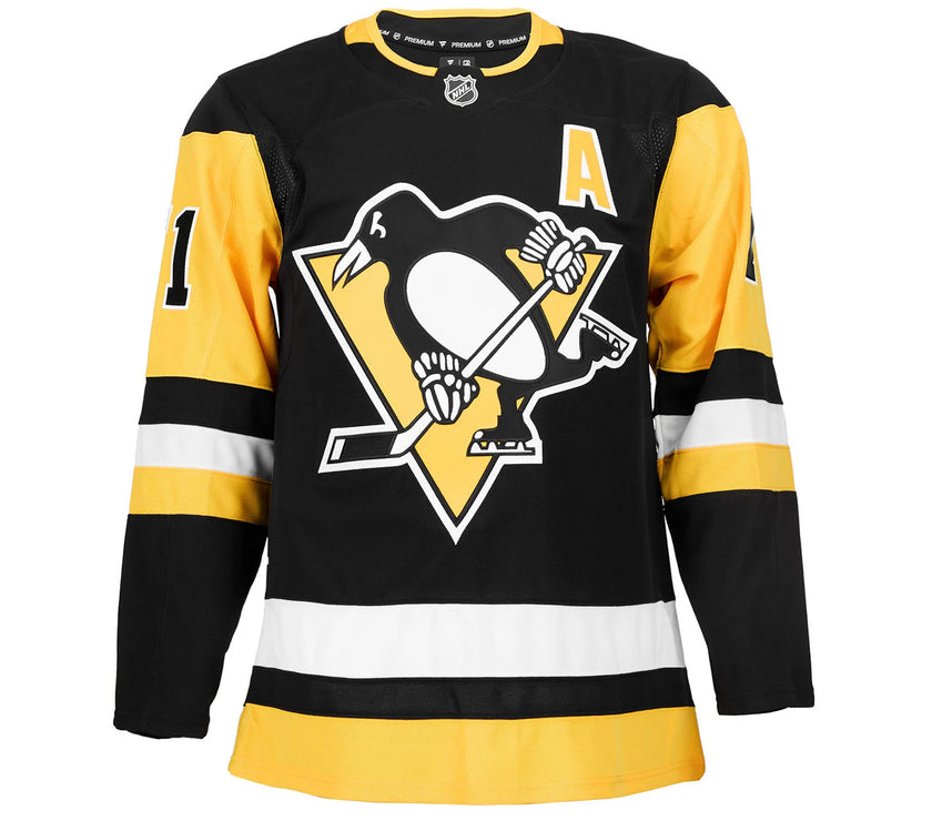 Evgeni Malkin Signed Pittsburgh Penguins Fanatics Premium Home Black Jersey