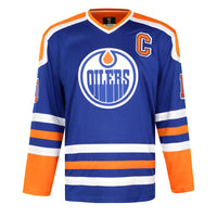 Mark Messier Signed Edmonton Oilers Fanatics Vintage Blue Jersey