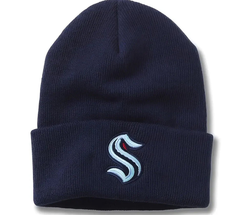 Seattle Kraken NHL Basic Cuff Knit Beanie